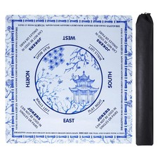 Blue Mahjong Learning Mat 31.5 x 31.5 with Black Carrying Bag, Anti-Slip,...