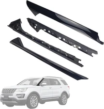 2011-2019 Explorer Windshield A-Pillar Molding Trim Kit Outer and Inner Set
