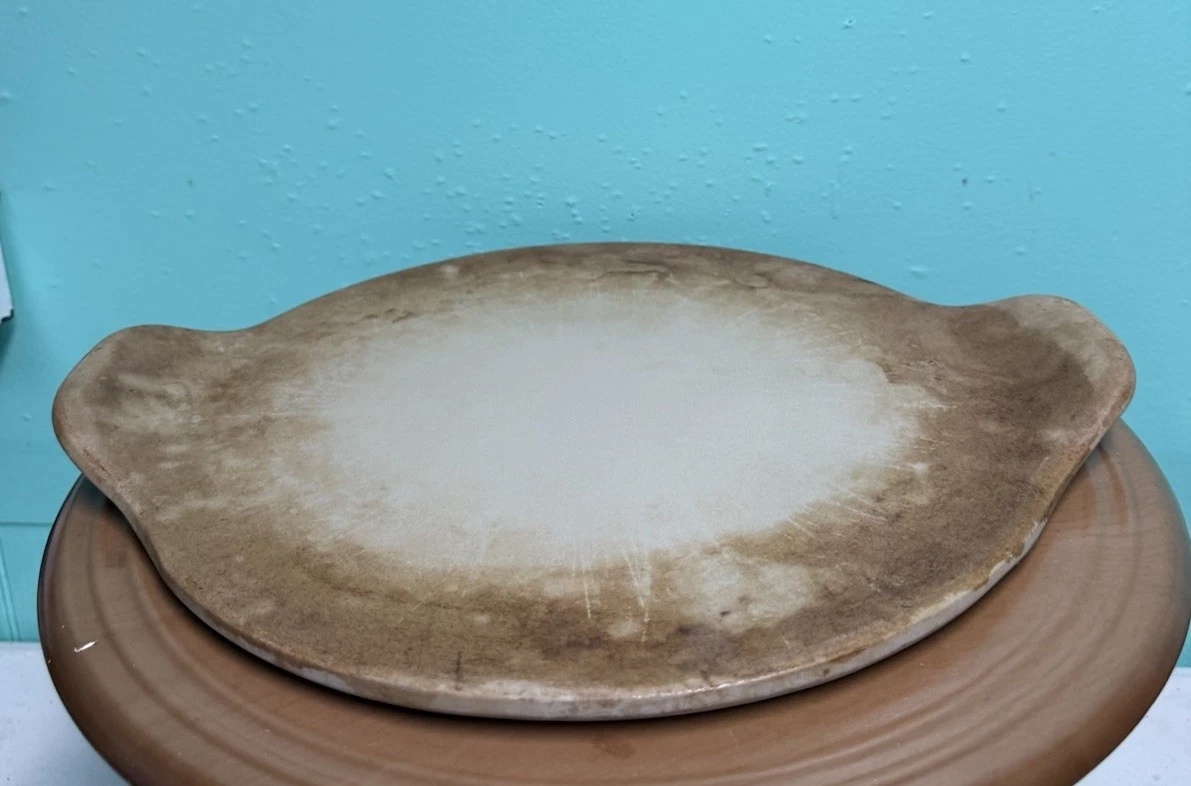 Pampered Chef 13” Round Pizza Baking Stone W/Built In Stone Handles
Opens in a new window or tab