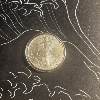 #ad 2020 WALKING LIBERTY AMERICAN EAGLE .999 FINE SILVER DOLLAR COIN 1oz. $1 USA BU $90.00