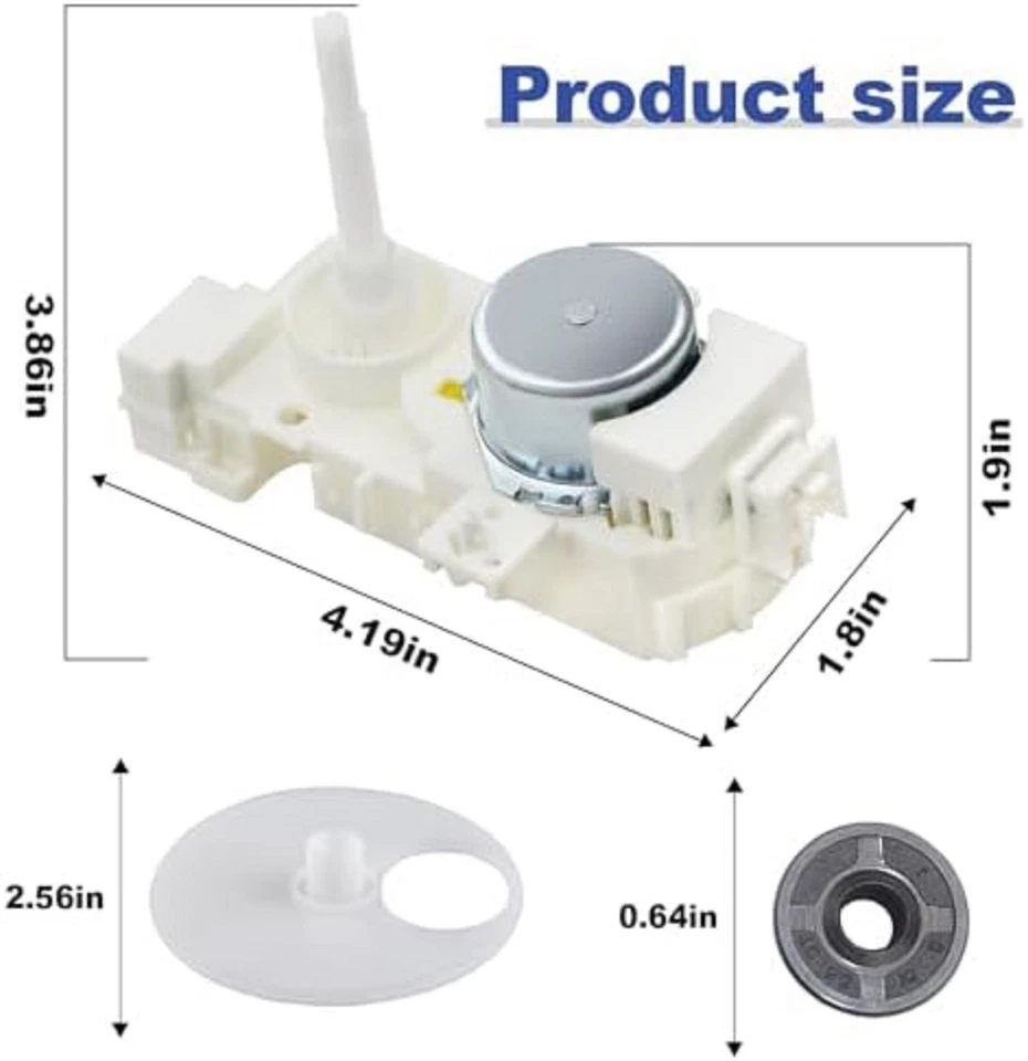 Motor Válvula Desviadora para Lavavajillas, Compatible con W10537869, W10476222 Foto 2 de 4