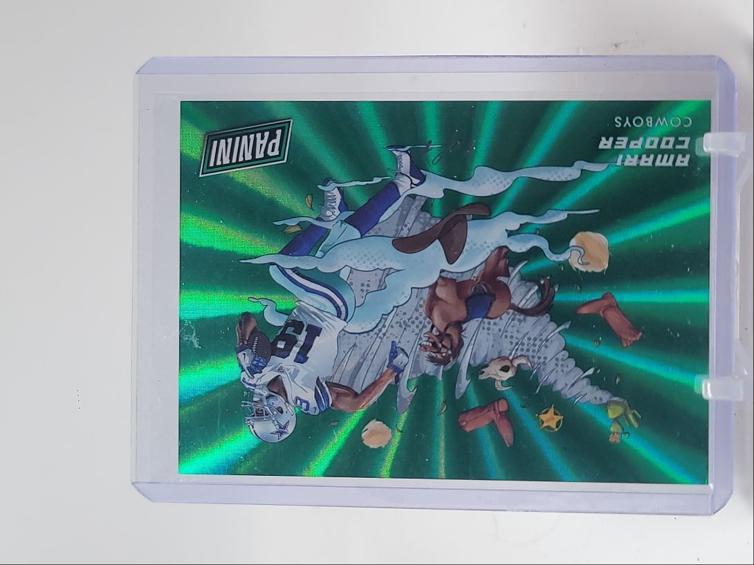 AMARI COOPER 2020 PANINI FOOTBALL ON THE HORIZON GREEN COWBOYS 1/1 Q5159