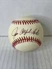 Jim Catfish Hunter Signed ROALB Rawlings Baseball Yankees F5