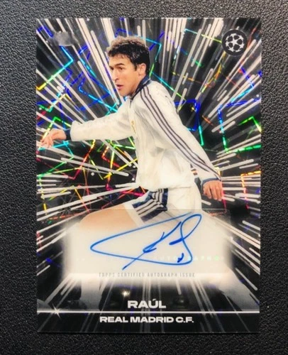 Raul 2025-26 Topps Chrome UCC Black Lazer Auto #BLA-RA