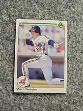 1990 Upper Deck - Mitch Webster #730 A