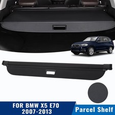 FOR BMW X5 E70 REAR PARCEL SHELF BOOT LOAD LUGGAGE COVER BLIND BLACK 2007 - 2013