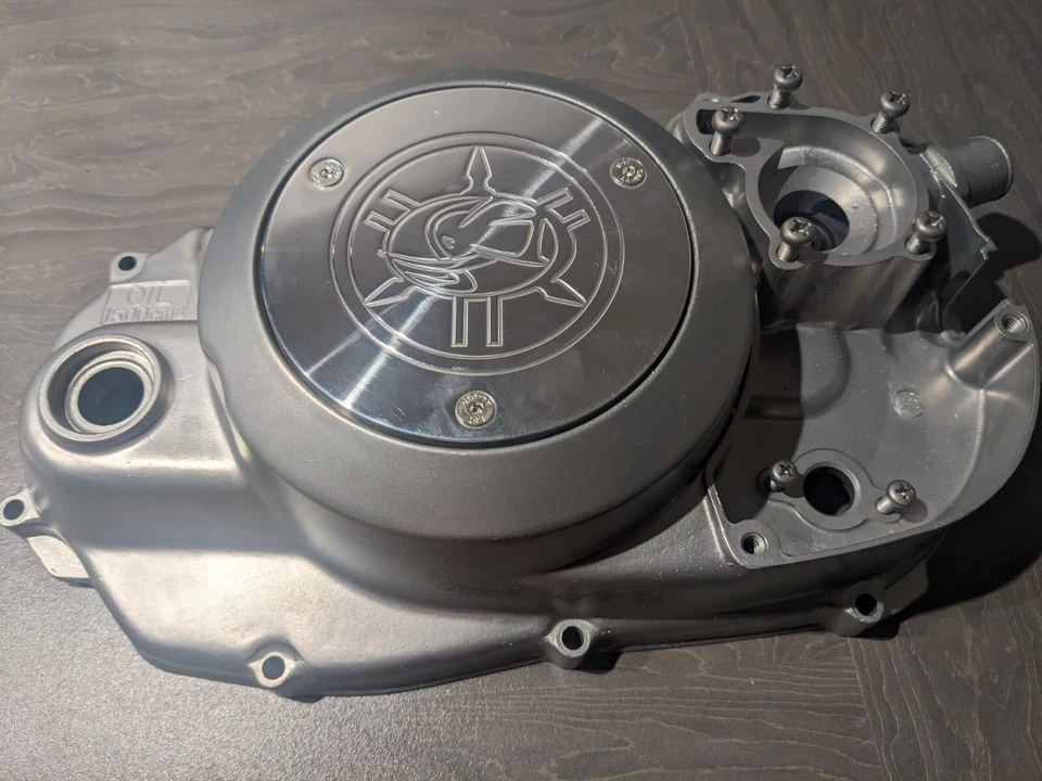 Cubierta de embrague Billet Yamaha Cagiva RD 350 250 inserción Mito Planet Raptor Banshee Foto 2 de 4