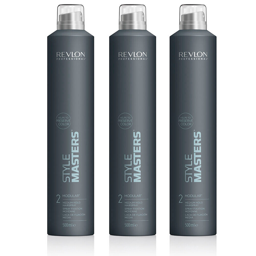 Revlon Style Masters Modular Hairspray 3 x 500ml = 1500ml | eBay