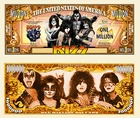 KISS Band Million Dollar Bill Play Funny Money Novelty Note + Free Sleeve