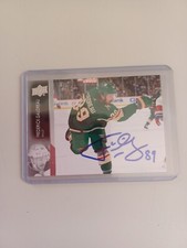 Frederick Gaudreau Signed Upper Deck Auto Autograph Signature Minnesota Wild 