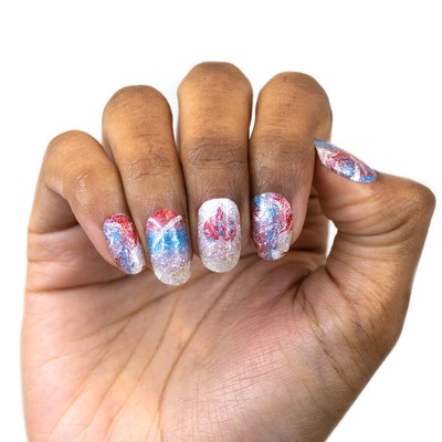 Color De La Calle Retirado Toma Mi Mano Totalmente Glitterered Ebay