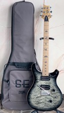 Prs Se Custom 24 Roasted Maple Charcoal Burst For Sale Online Ebay