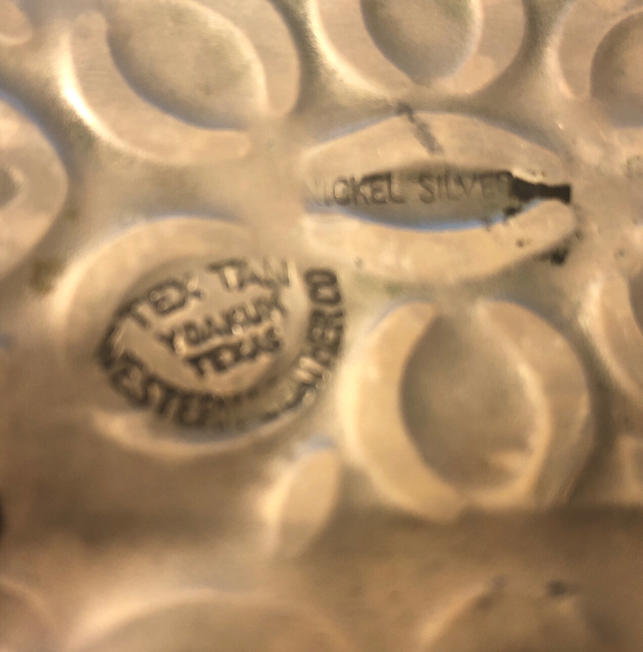 Tex Tan Western Leather Co Yoakum Texas Buckle w blac… Gem