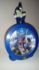 DC Batman Wecker, Uhr, 18 cm hoch mit Weckfunktion, Batteriebetrieben, Neuwertig
