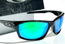 NEW Oakley CANTEEN Black Shiny w POLARIZED Galaxy JADE Sunglass 9225