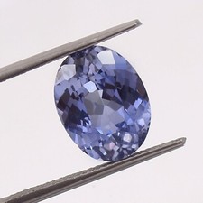2.80 Ct AAA Natural Pastel Blue Montana Yogo Sapphire Loose Oval Gemstone Cut