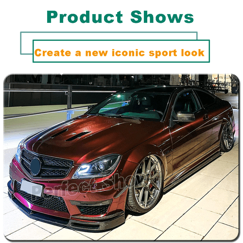 Carbon Frontlippe Frontspoiler Spoilerlipper für Mercedes W204 C63 AMG 2012-2014 - Picture 3 of 10
