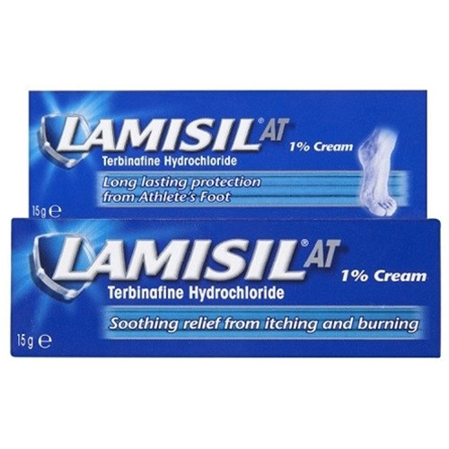 Crema para pies de atleta Lamisil 1 % 15 g
