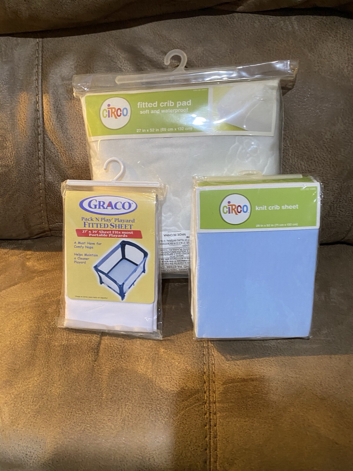 Circo and Graco Baby Sheets & Crib Pad Bundle
