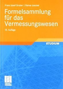 Formelsammlung für das Vermessungswesen von Gruber, Fran... | Buch | Zustand gut - Gruber, Franz Josef, Joeckel, Rainer