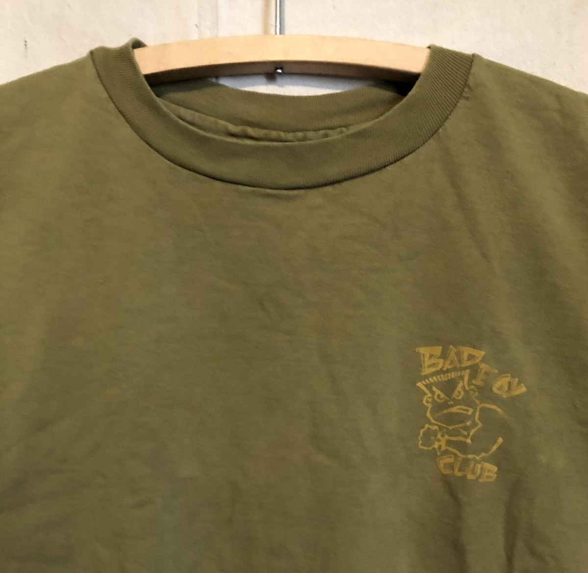 90s duke footballshirt XL 貴重 鬼レア Vintage 90s BAD BOY CLUB Double-Sided T Shirt Single Stitch