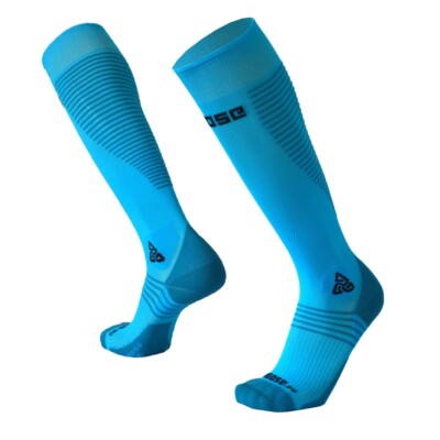 MOOSE COMPRESS DRIVE Kompressionssocken, Kompressionsstrümpfe Sportsocken blau