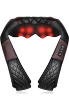 Shiatsu Neck and Back Massager with Heat, Electric Deep Tissue 4D Kneading