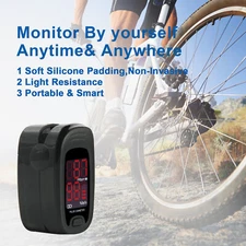 CONTEC Portable Adult finger clip oximeter, pulse oximeter SpO2 and PR value