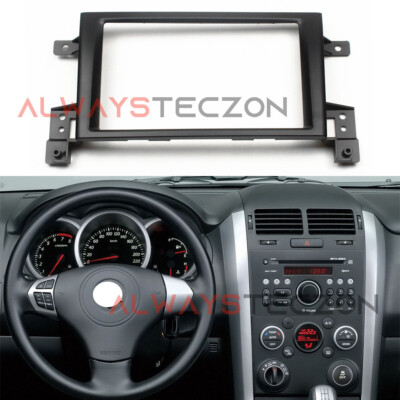 Car Stereo Radio Fascia Dash Frame Trim 2DIN For Suzuki Grand Vitara 2005-2012
