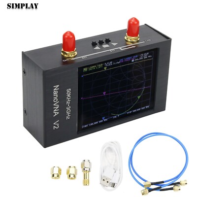 NanoVNA V2 50KHz-3GHz Vector Network Analyzer Antenna Analyzer Metal Shell
