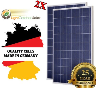 2x solar panel extension pack with 2x brackets and t branch connector 