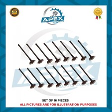 JAGUAR XJ XF XK 5.0 508PS SUPERCHARGED ENGINE INLET VALVE LR010699 - 16 PCS SET
