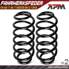 2x Federn Fahrwerksfeder Hinterachse für Audi TT 8N3 TT Roadster 8N9 1.8 T 98-06