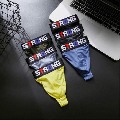 Herren Modal Tanga Unterwäsche Low Rise Slip Tanga Bikini Dessous Unterhose : - Picture 3 of 26