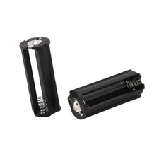 2Pcs Black Battery Holder for 3 x 1.5V AAA Batteries Flashlight Torch W7T7