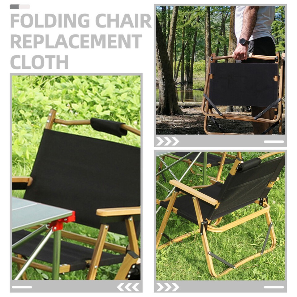 Wood Canvas Director's Chair Replacement Cloth Folding Seat eBay