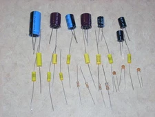 AMI JUKEBOX AMP REBUILD CAP CAPACITOR KIT FOR MODELS D-40 AND D-80 AMP DD