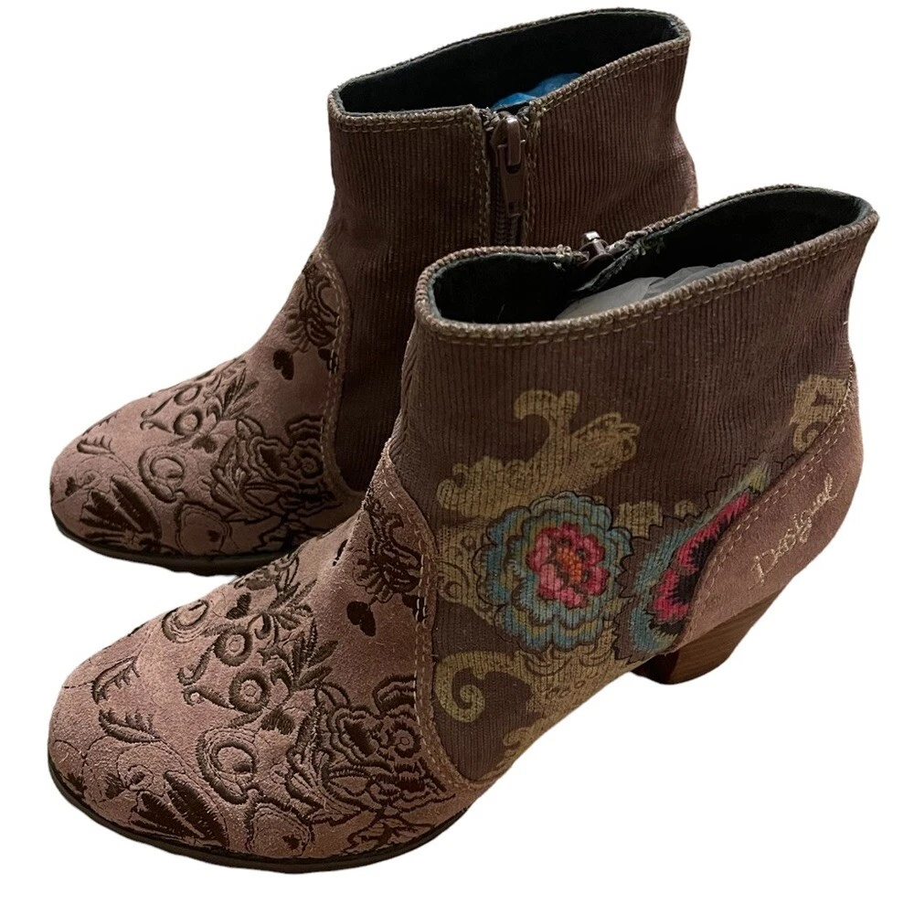 Desigual Shoes Desigual Womens 37 Ankle Booties Brown