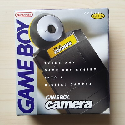 Nintendo Gameboy Classic Kamera Gelb Yellow Camera in OVP Anleitung Boxed UKV