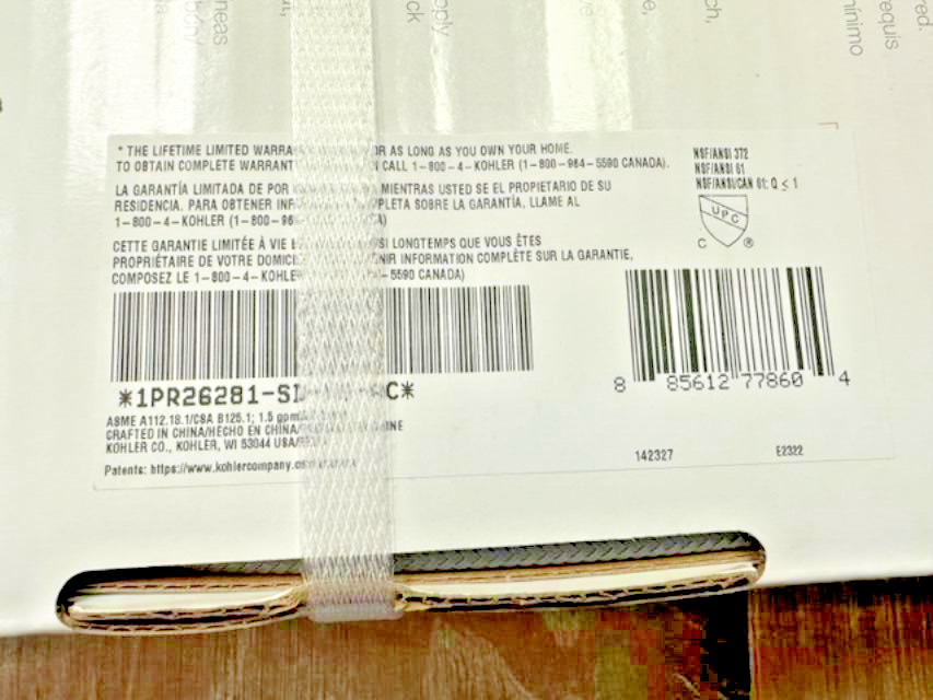 Kohler Maxton TOUCHLESS Pulldown Kitchen Faucet Stainless Steel K