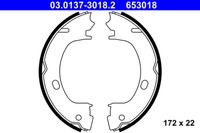 Handbremsbacken Chrysler PT Cruiser/Sebring 00-10