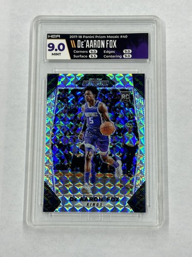DE'Aaron Fox [Gold] #40 2017 Panini Prizm Mosaic card