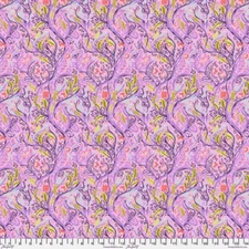 Fat Quarter Free Spirit Tula Pink "Full Moon Forest II" Branch Manager Blossom