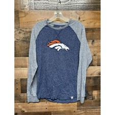Majestic Men's Denver Broncos Long Sleeve T-Shirt Size Medium