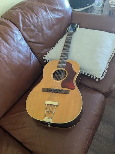 SOLD gibson b-25 12 guitar  natural late 60's early 70's 