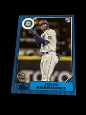 2022 Topps Update - 1987 Topps Baseball Julio Rodriguez #87TBU-44 (RC) Blue