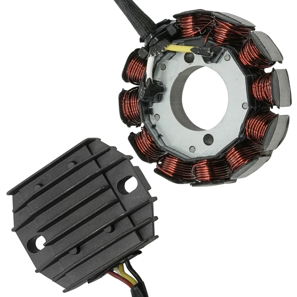 Estator y regulador rectificador para Yamaha YFZ450 2004 2005 2006 2007 2008 2009-13 Foto 4 de 4