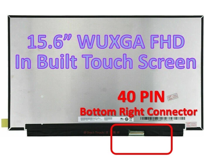NEW 15.6 FHD GLOSSY IN-CELL TOUCH SCREEN DISPLAY FOR COMPAQ HP SPS L07628-3D2 - Image 2 of 4