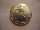 2001 U.S. Silver Eagle 1 Tr. Oz. Fine Silver--Satin BU