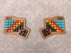 Infinity ErgoDox Keyboard with SA 1978 Keycaps & Wooden Case and Build Kit
